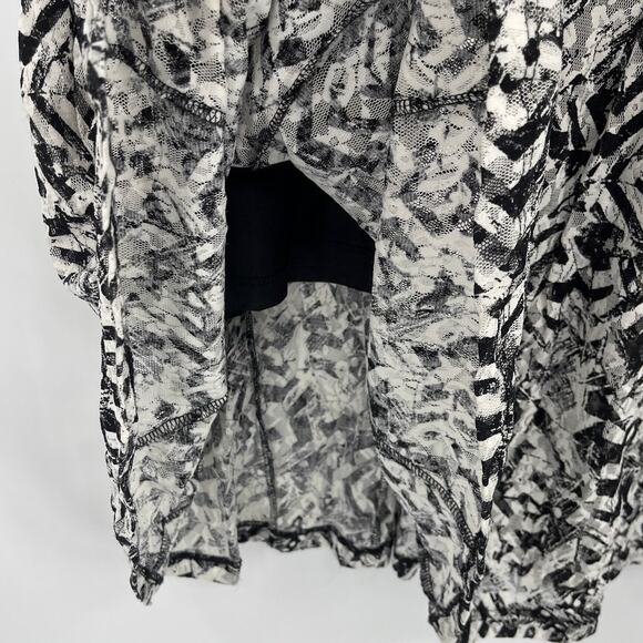 JM Collection Mesh Maxi Skirt Sz L Y2K Artsy Academia Festival Abstract Retro - Picture 5 of 10